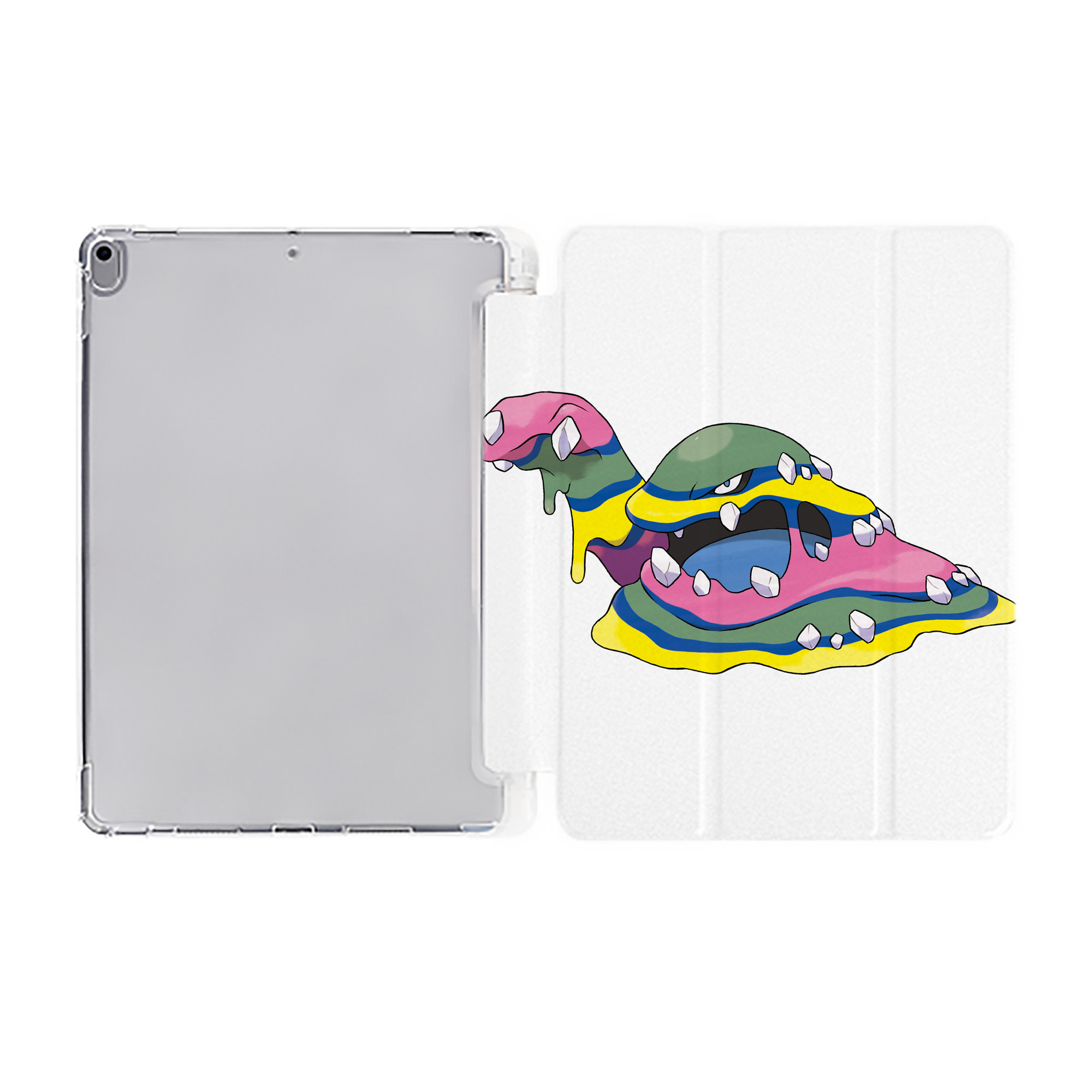 （画像用） ポケットモンスター Pokémon IPad ケース ペン収納付き 三つ折りスタンド PUレザー×シリコン 対応機種9.5/10.5/10.9インチ